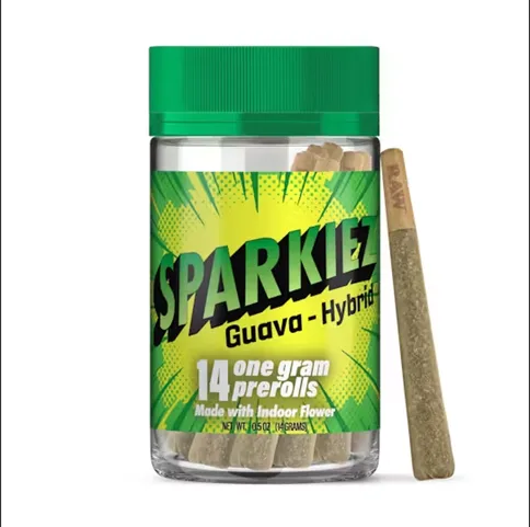 14G SPARKIEZ - INDOOR PREROLL MULTIPACK - GUAVA (10pack)